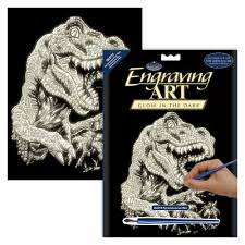 Check spelling or type a new query. Glow In The Dark Engraving Art Kratzbilder Royal Langnickel Glo12 Din A4 Tyrannosaurus Rex Kuche Haushalt Wohnen Basteln Malen Nahen Seleo Gr