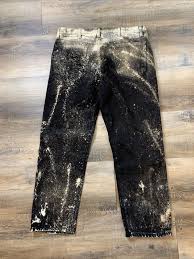 Even generic brands will work just fine. Rustler Black Multi Bleach Dye White Denim Jeans Mens Gem