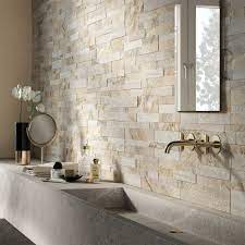 All our bathroom tiles are available in a range of sizes to suit your requirements, order tumbled whitetravertine 10x30.5cm tiles are a natural stone tile that can be used in bathrooms, kitchens. Bolsena Beige Split Face Stone Effect Matt Wall Tile 150mm X 610mm Victoriaplum Com