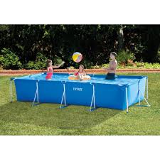 How to vacuum a pool. Rectangular Metal Frame Above Ground Swimming Pool 4 5m X 2 2m Dlpools