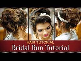 Youtube Hair Styles Bridal Hair Buns Hair Bun Tutorial