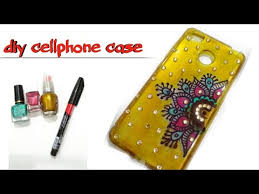 You need clear phone case, mod podge, liquid shellac, two paintbrushes, candy and newspaper (to serve you as a surface to work nail polish can make even our phone cases pretty and not just the nails! Diy Mobile Case Decoration Craft With Nailpolish Pretty Phone Case Decoration Best Out Of Waste Art Youtube
