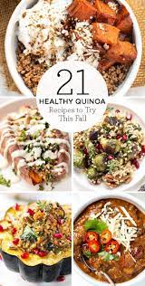 21 Gesunde Quinoa Rezepte Fur Diesen Herbst New Ideas Quinoa Recipes Healthy Quinoa Recipes Vegetarian Recipes Healthy