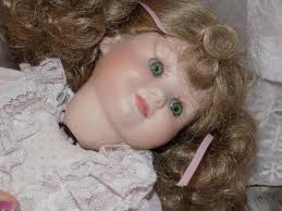 DOLL Porcelain, NEEDS To Be RESTUNG, Small Doll, Memories, Gift, Prop,  Daysgonebytreasure