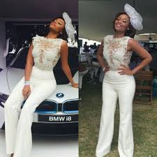 Bonang Matheba In A Gert Johan Coetzee Creation So Top Notch All White Party Outfits Gowns Of Elegance Nice Dresses