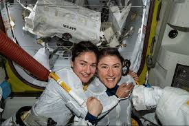 If we had to guess, she's pretty pleased to be up there at. Herstory In Space Nasa Astronauts Jessica Meir Christina Koch Conduct First All Female Space Walk The Oracle