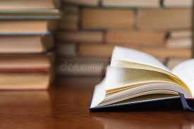 Book On The Table Against The Background Of Books Open Book On The Table Agains Aff Background Table Book Book Open A Books Open Book Background