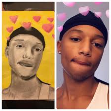 This is how an artist dad leaves his kids a thank you note for a quality  conversation held over a morning cup of coffee. With three kids, you have  to draw in