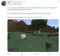 Minecraft Pocket Edition Bedrock 1 16 200 52 Goats Mob Beta Released Mcbedrock Com