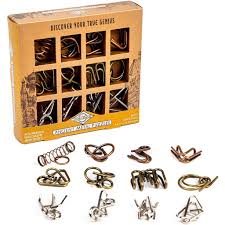 Let's see how smart my pup is. 12 Ancient Metal Puzzles The Toy Store
