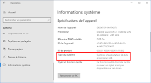 32 Ou 64 Bits Comment Savoir Windows Et Processeur Le Crabe Info
