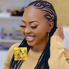 Hair, nails and makeup popping🔥🔥 #cornrows #makeup #Acrylicsnails  @lizclement_beautyflash_salon ☎️📞0 720322497