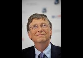 Microsoft tycoon Bill Gates is pictured