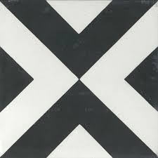 2 day free shipping on 1000s of products! Shop Now Large Box Black White 8x8 Encaustic Cement Tile Tile Arto Brick Creative Tile