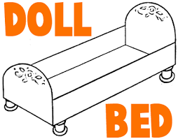 All wood baby doll crib bed mcm wooden 1950's girls. How To Make Shoebox Baby Doll Cribs Or Bed For Kids Cardboard Box Crafts For Children And Teens