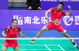 Kian meng tang/pei jing lai (malaysia) 10. Asian Games One Way Street In Mixed Double Final Badminton Famly