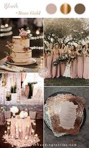 6 Stunning Metallic Wedding Color Palettes With Matching Invitations Elegantweddinginvites Com Blog In 2020 Wedding Rose Gold Theme Metallic Wedding Colors Gold Wedding Theme
