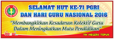 14 tahun 2005 tentang guru dan dosen yang menetapkan tanggal 25 november merupakan hari guru nasional yang diperingati bersamaan. Desain Spanduk Hari Guru Nasional Tahun 2016 Dan Hut Pgri Ke 71 Vector Cdr Dimensi Graphic Design Sp