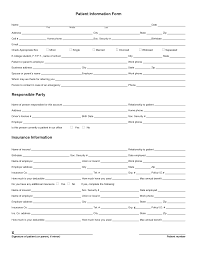 Printable Patient History Forms Health History Form Medical History Patient History