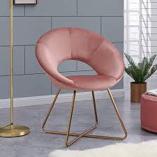 Amazon Com Contemporary Modern Velvet Chairs Single Sofa Comfy Upholstered Arm Accent Chair Living Modern Velvet Chair Velvet Dining Chairs Living Room Chairs