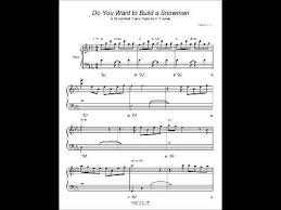 Do You Want To Build A Snowman Piano Sheet Music Ost Frozen Youtube
