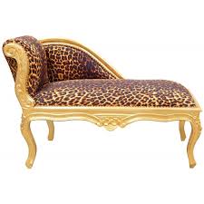 Chaise lounges add cozy comfort and style to your decor. Louis Xv Chaise Longue Leopard Fabric And Gold Wood
