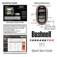 Free app for bushnell golf gps device users. User Manual Bushnell Golf