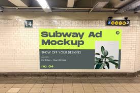 Sale 50 Off 22 Mockups Nyc Subway Portfolio Design Billboard Mockup Outdoor Advertising