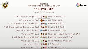 Follow laliga santander latest results, today's scores and all of the current season's laliga santander results. Laliga 2019 20 Fixture List As Com
