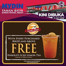 Mydin taman batik sungai petani. 21 23 Oct 2016 Mydin New Opening Celebration New Opening Ice Lemon Tea Lemon Tea