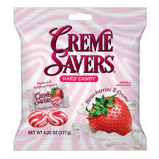 Amazon.com : Creme Savers Strawberries and Creme Hard Candy 