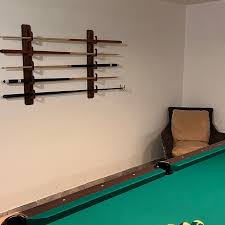 Cue Hanger, Pool Cue Holder, Cue Wall Rack, Wood Cue Hanger, Billiard Cue  Hanger, Pool Cue Storage, Pool Cue Rack, Pool Cue Stand, Cue Gift