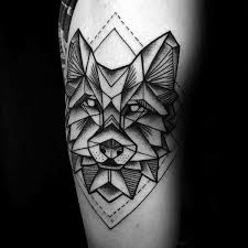 Wolf tattoo designs are meant for both men and women. 90 Geometric Wolf Tattoo Designs For Men Manly Ink Ideas