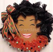 Maybe you would like to learn more about one of these? Sunny Days Afro Wreath African American Inspired Wreath African Christmas American Wreath Diy Kwanzaa Decorations