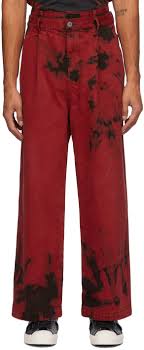 That also might explain why cargo pants are seemingly everywhere these days. Red Black Tie Dye Cargo Pants By Feng Chen Wang On Sale