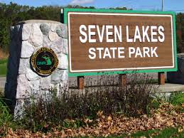 The dam formed one large lake from seven small lakes. Seven Lakes State Park At The Dawn Of Summer Oakland County Blog