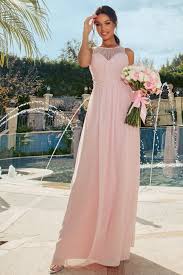 Quiz Pink Chiffon High Neck Embellished Maxi Dress High Neck Maxi Dress Embellished Maxi Dress Maxi Dress