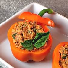 Poivrons Farcies Avec Images Cuisine Plat Vegan Cuisines Du Sud