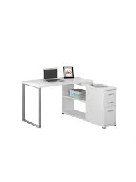 This desk provides 1 open shelf for easily accessible items with plenty of storage to assist with office clutter. Monarch Specialties Left Or Right Facing Corner Desk With Storage White Office Depot