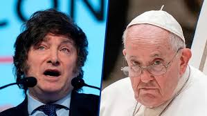 Es un demonio en la tierra': Reviven insultos de Javier Milei al Papa  Francisco y la iglesia responde