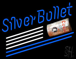 Classic Coors Light Silver Bullet Neon Sign Neon Beer Signs Coors Light Neon Signs