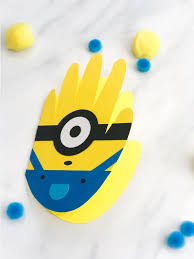 22 565 просмотров 22 тыс. Simple Handprint Minion Card Craft For Kids