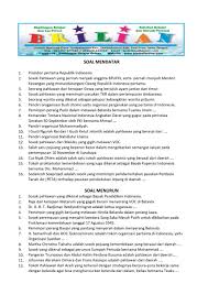 Lampung tahun 2016 tepatnya pada acara tahunan saya yaitu scouting festival ke 4. Soal Rangking 1 Sd Materi Kepahlawanan Jawabanku Id