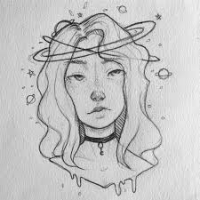 Hellooo Managed To Post Something For Today It S A Sketch Of Lyra Art Art Artwork Artsy Easy Drawings Sketches Art Sketches Space Drawings
