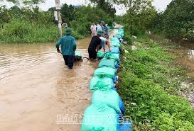 Các huyện, thị xã dồn sức ứng phó với mưa, lũ