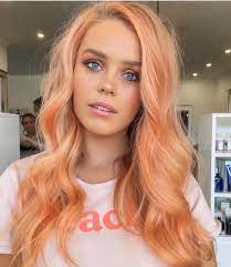 Use The Code Pinterest15 For 15 Off Your Sitting Pretty Halo Hair Extensions Sittingprettyhalohair Com Peach Hair Pastel Orange Hair Coral Hair