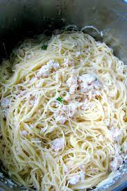 Garlic Butter Crab Pasta - Rants From My Crazy Kitchen Recipe Crab Pasta Can Crab Meat Recipes Crab Recipes