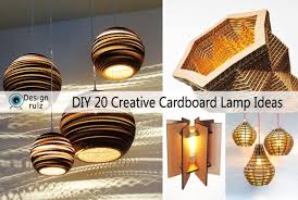These 15 projects vary wildly in style and complexity, so there's sure to be one that perfectly suits your decor and your diy skill level. Diy 20 Creative Cardboard Lamp Ideas