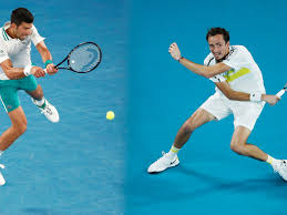 Джокович догнал федерера и надаля. Djokovic And Medvedev Shrug Off Pressure Before Australian Open Final Australian Open 2021 The Guardian
