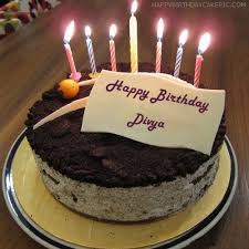 Divya name bala keke : Divya Cute Birthday Cake With Name Happy Birthday Divya Cake Picture Birthday Cake With Candles Cute Birthday Cakes Birthday Wishes Cake